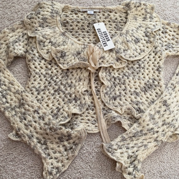 Kimchi Blue Aster Open-Knit Cardigan NWT Size S - Picture 5 of 8